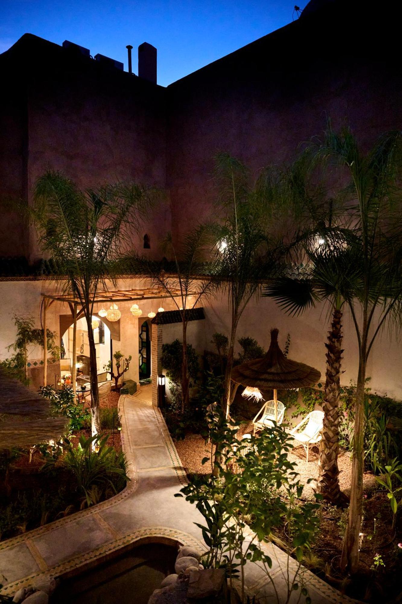 Riad Dar Amanza En Exclusivite Avec 4 Chambres Au Coeur De La Medina Marrakesh Bagian luar foto